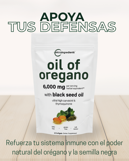Aceite de Orégano en capsulas - Microingredients x 90 capsulas