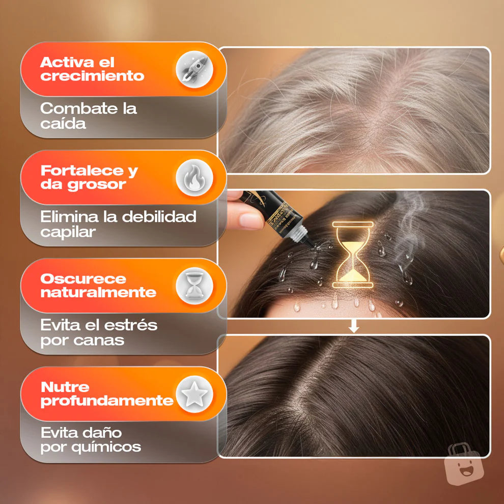 Hair Boost Darken Strengthen Essence, Aceite Crecimiento Capilar