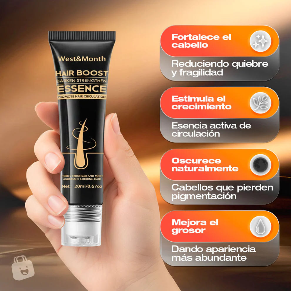 Hair Boost Darken Strengthen Essence, Aceite Crecimiento Capilar