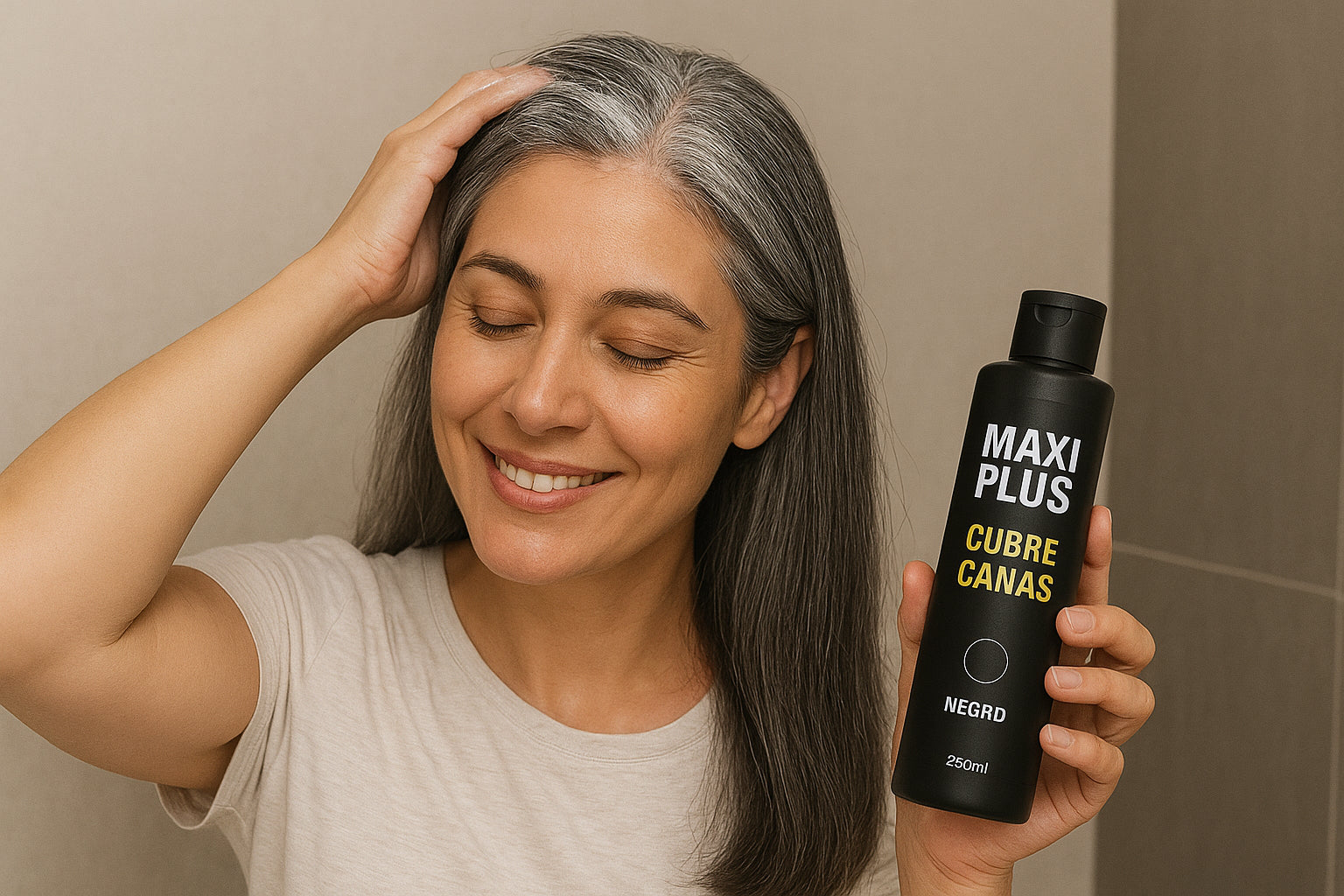 Shampoo CUBRECANAS + Obsequio MAXIPLUS