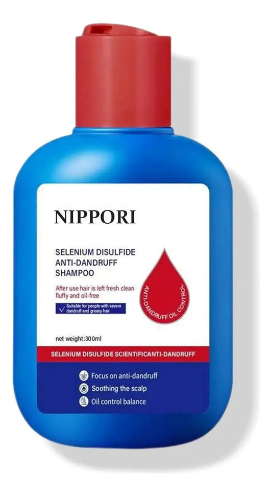 Champú Nippori, champú antidandico, pérdida de cabello, control de aceite refrescante suavizado anti-moda, unisex
