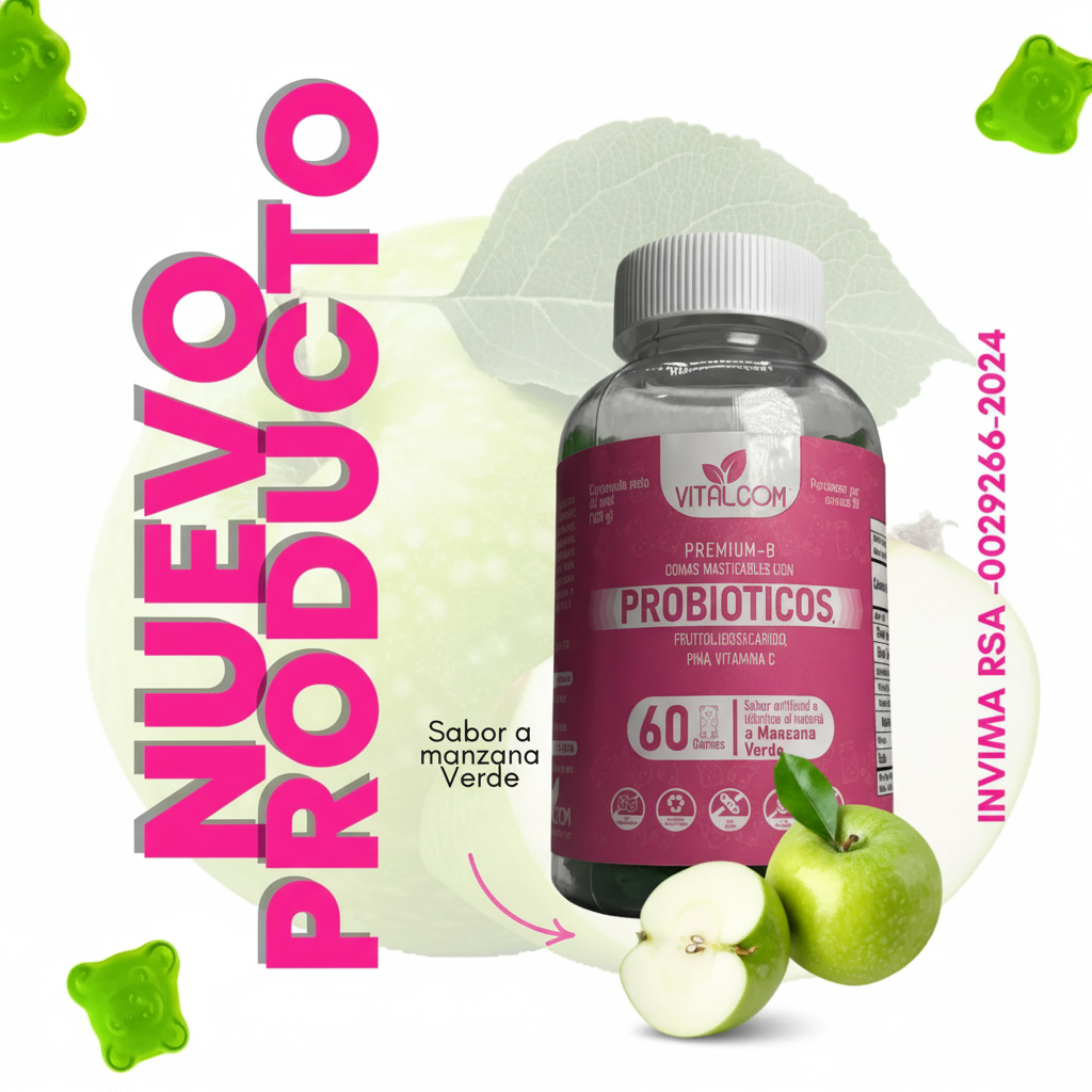 Gomas Probióticos VITALCOM X 60