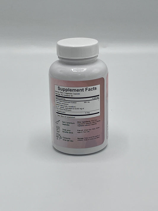 Lion's Mane+ 8.400 mg | Enfoque Mental y Memoria | 120 Cápsulas Veganas