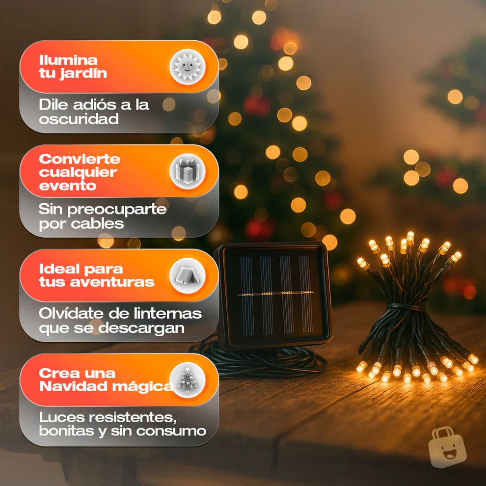 Luces de Navidad Solares