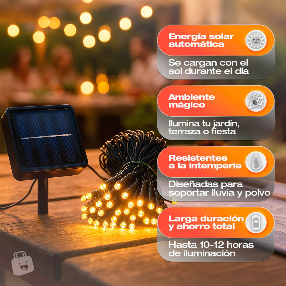 Luces de Navidad Solares