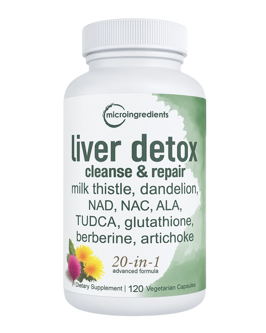 Liver Detox - Microingredients® 120 cápsulas