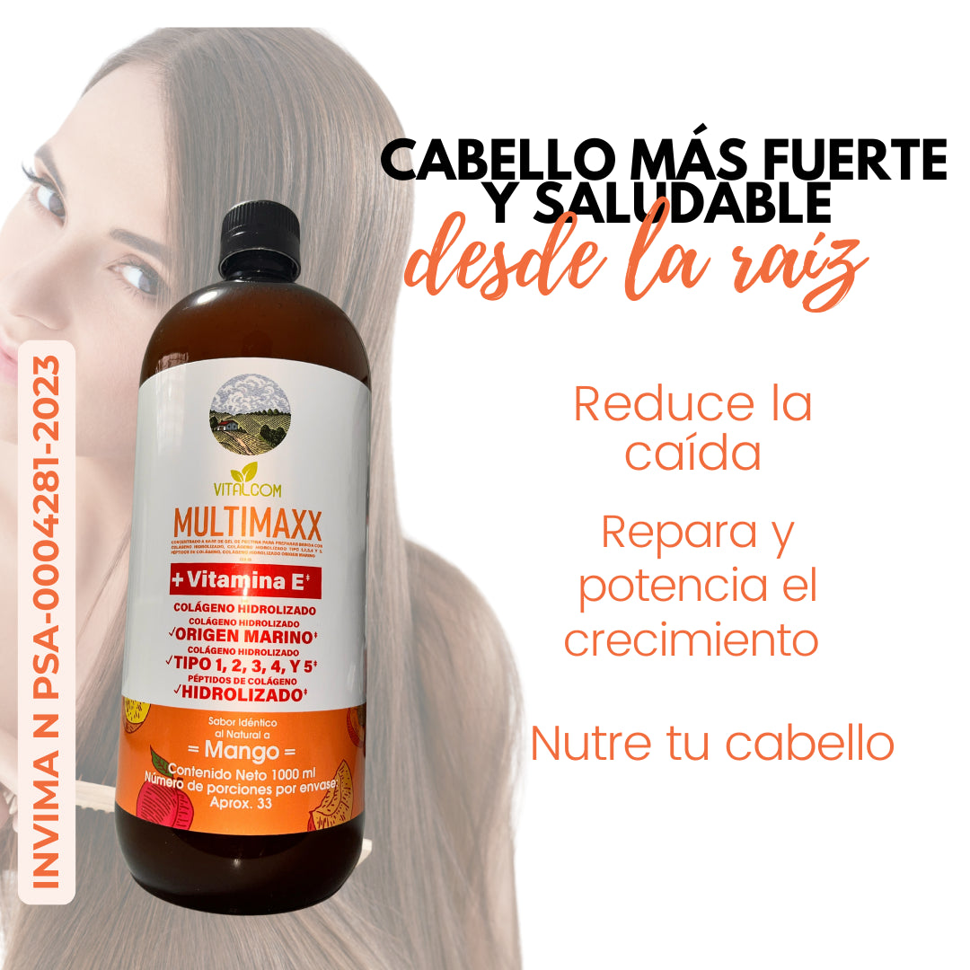 Multimaxx Mango con Vitamina E y Colágeno