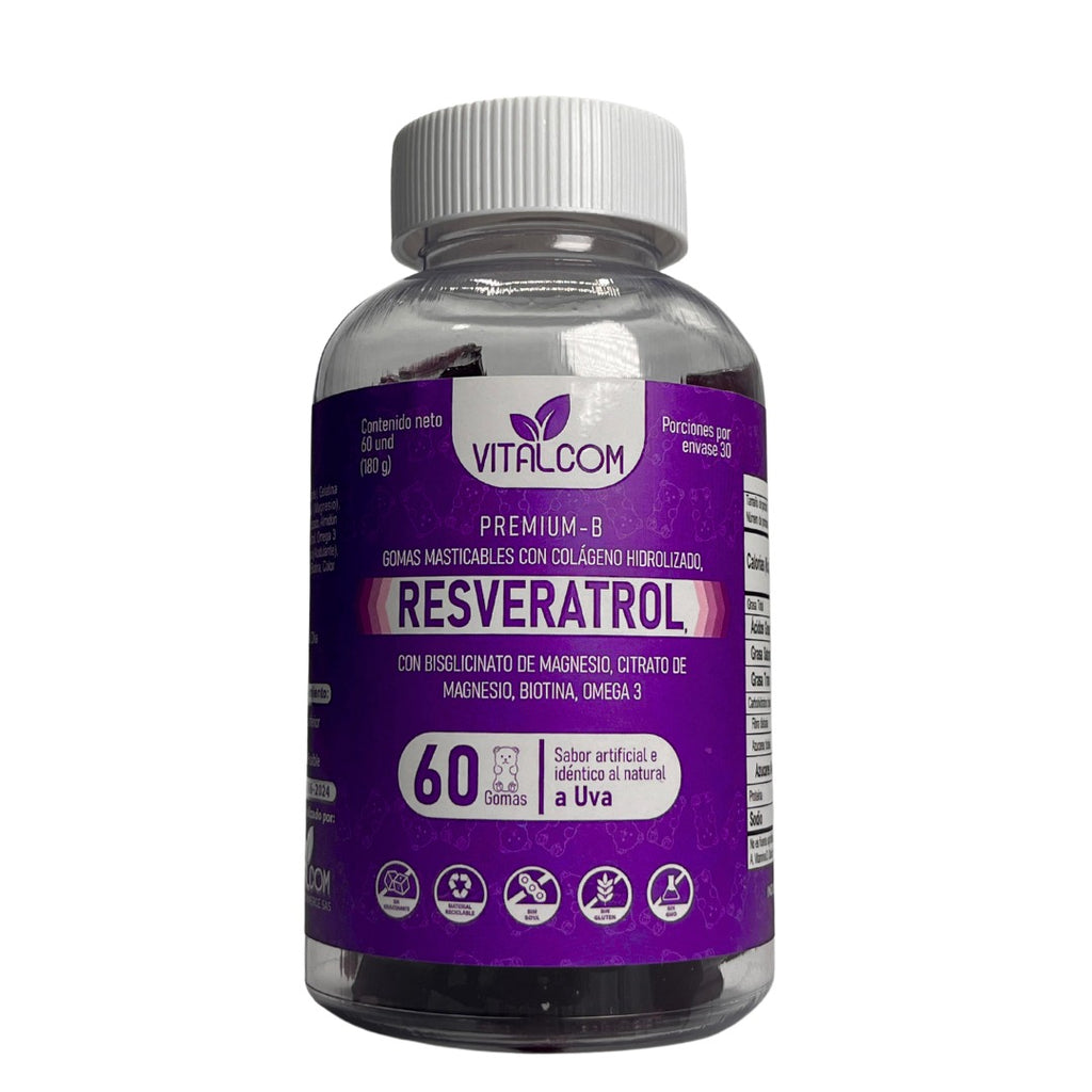 Gomas Resveratrol VITALCOM X 60