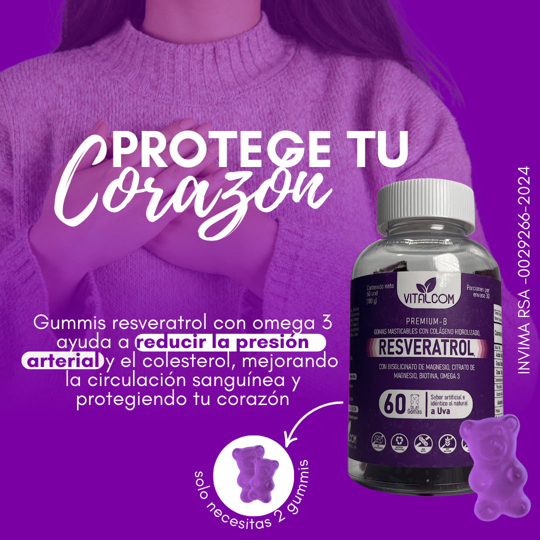 Gomas Resveratrol VITALCOM X 60