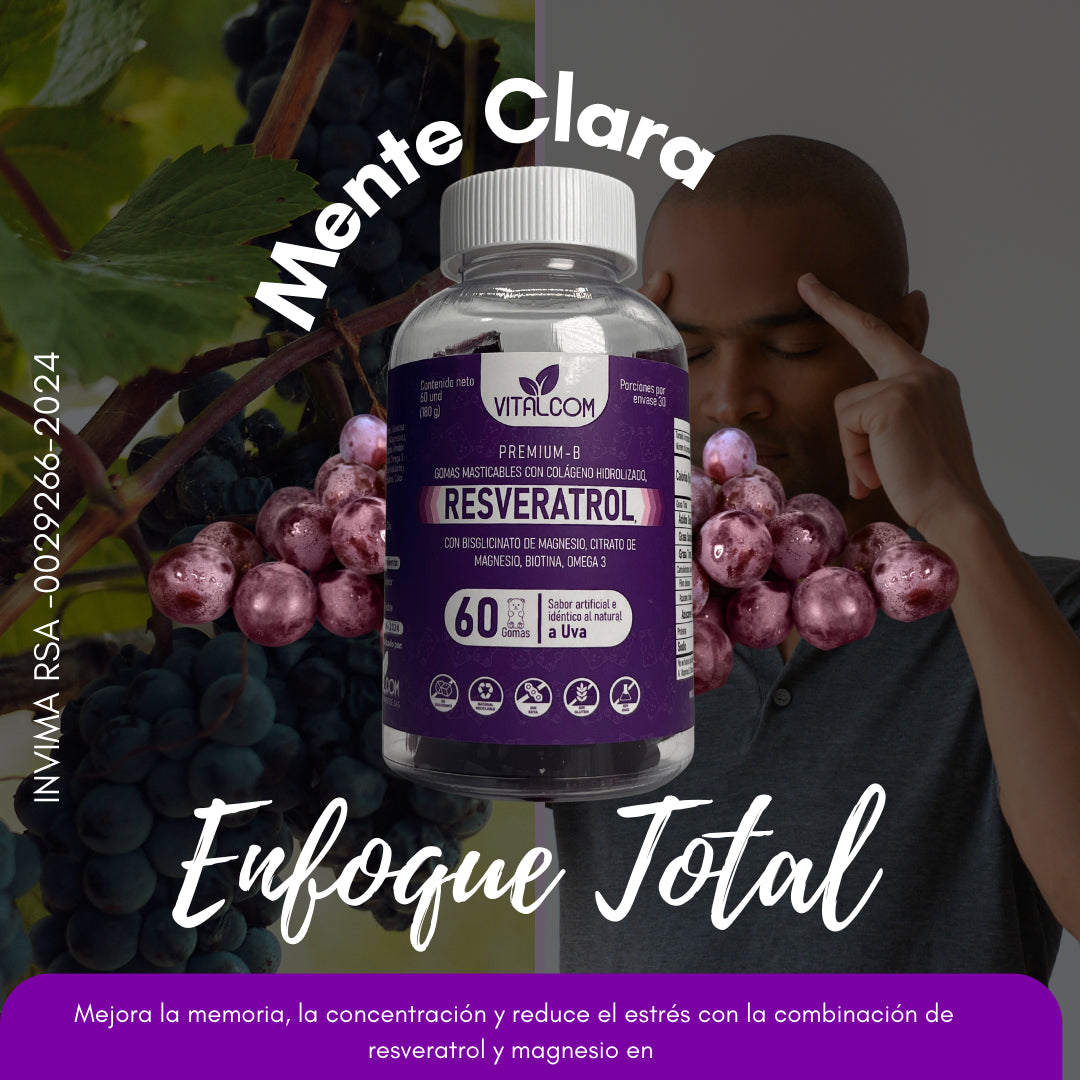 Gomas Resveratrol VITALCOM X 60