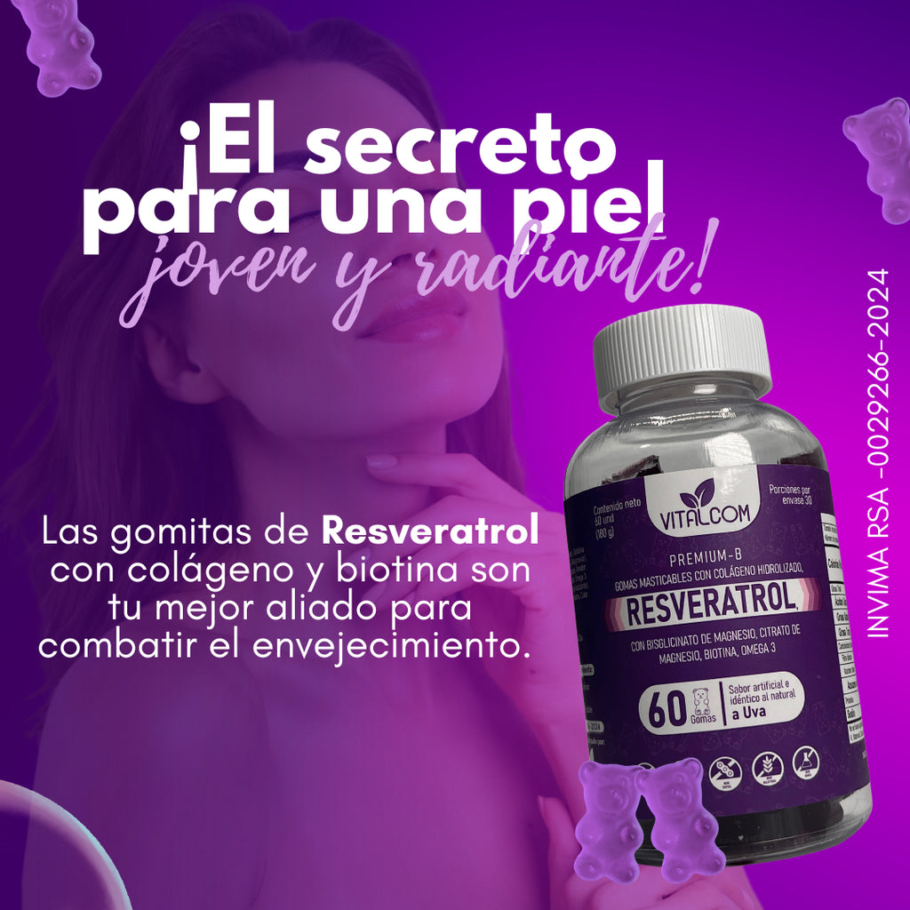 Gomas Resveratrol VITALCOM X 60