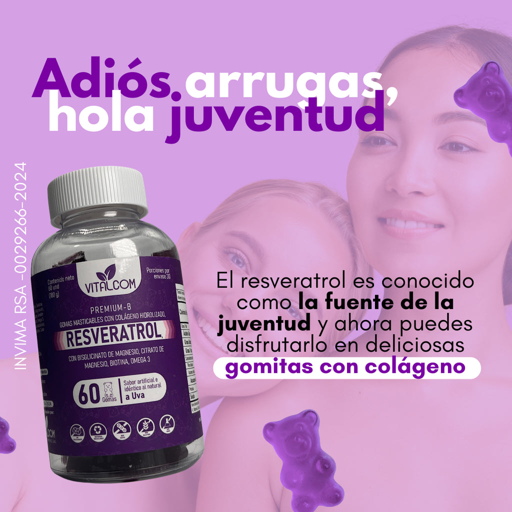 Gomas Resveratrol VITALCOM X 60