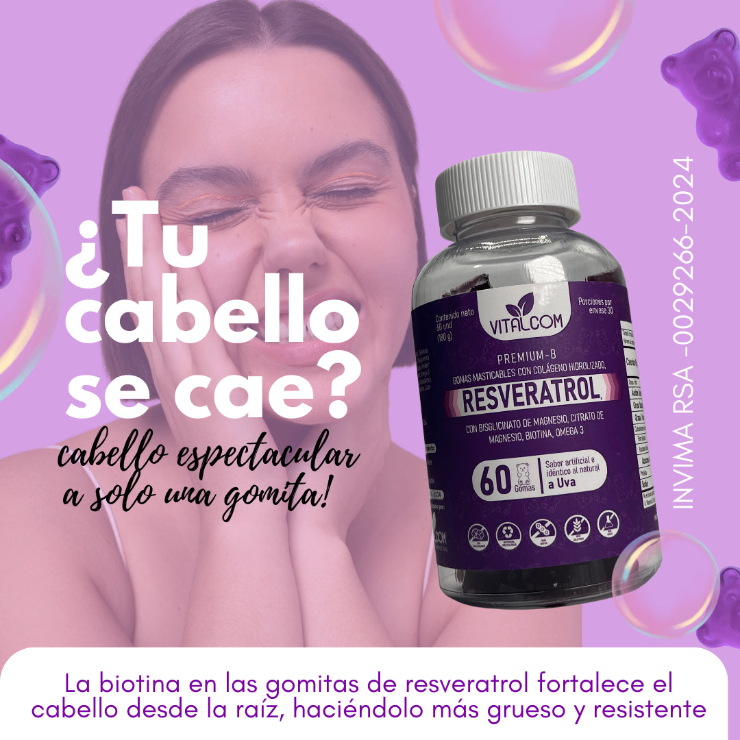 Gomas Resveratrol VITALCOM X 60