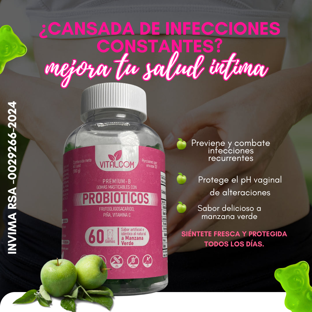 Gomas Probióticos VITALCOM X 60